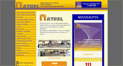 Desktop Screenshot of matrel.fr