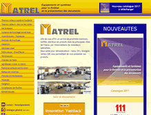 Tablet Screenshot of matrel.fr